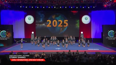 CheerSport Stormy Sharks Worlds 2025 Semi Finals