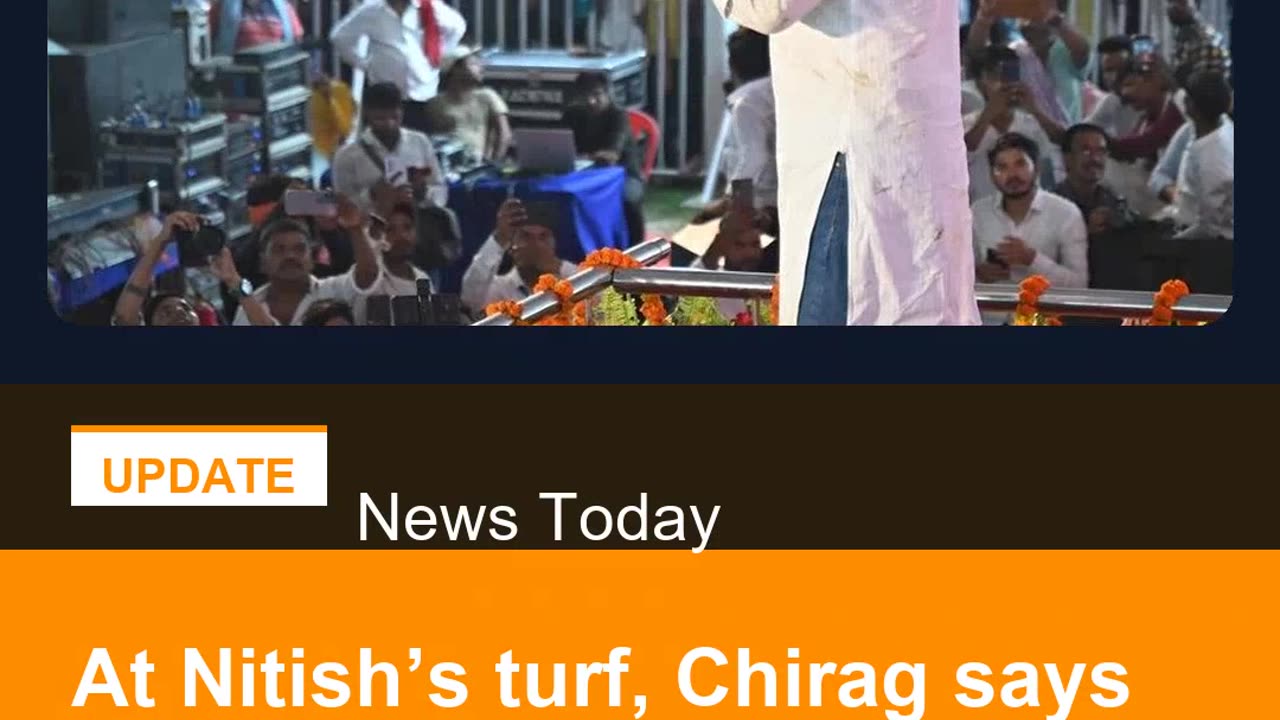 At Nitish’s turf, Chirag says Opposition leaders fear his arrival in Bihar