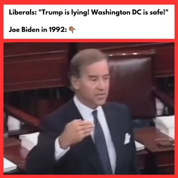 Biden Agrees with Trump on DC Crime