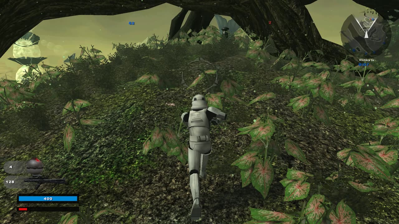 Star Wars Battlefront II 2005: Instant Action Conquest Felucia Empire Gameplay