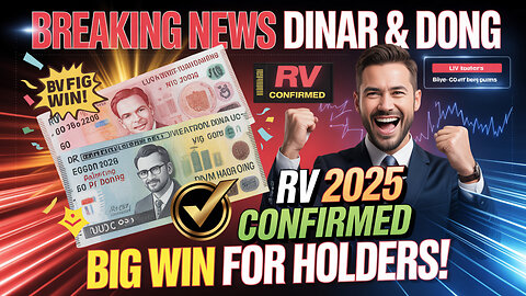 Breaking News 🚨 Iraqi Dinar & Dong RV 2025 Confirmed – Big Win for Holders! 💥 Today's IQD News!