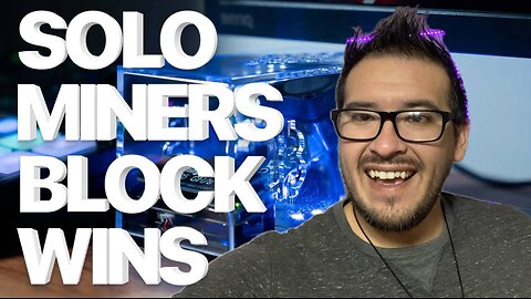 BITCOIN LOTTERY WINNER! The Solo Miner Story Continues!