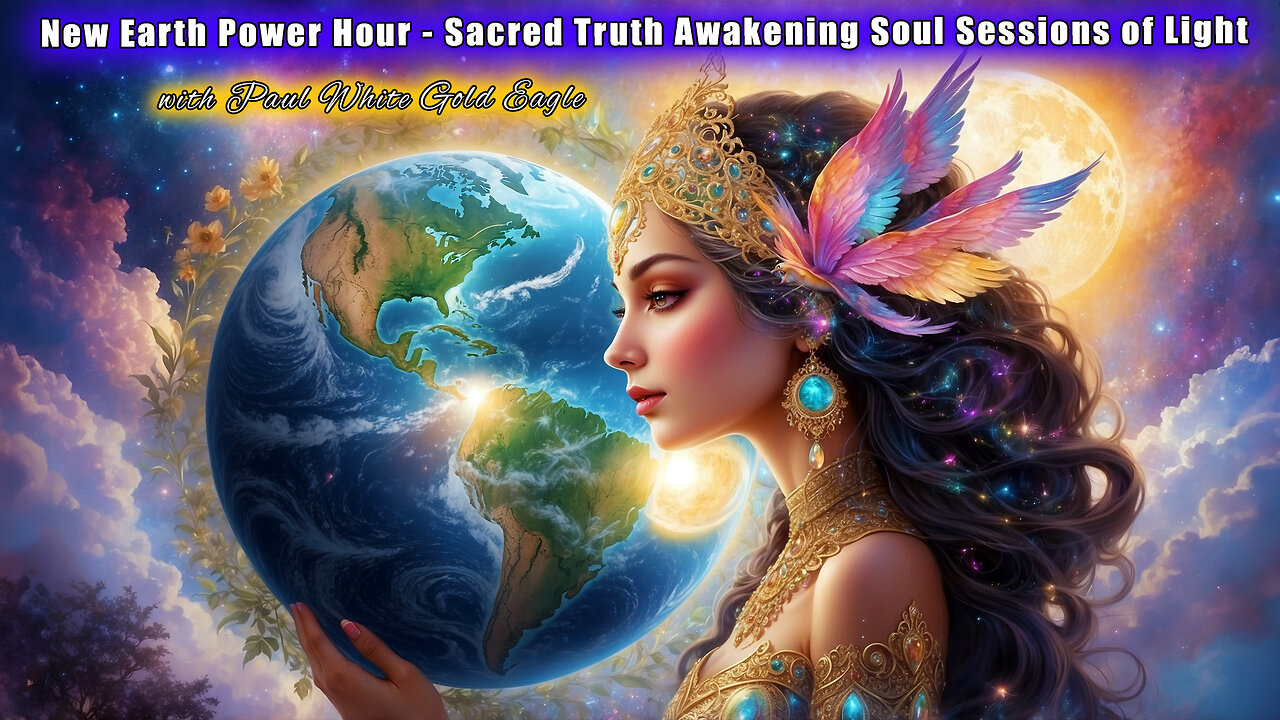 New Earth Power Hour - Sacred Truth Awakening Soul Sessions of Light with Paul White Gold Eagle
