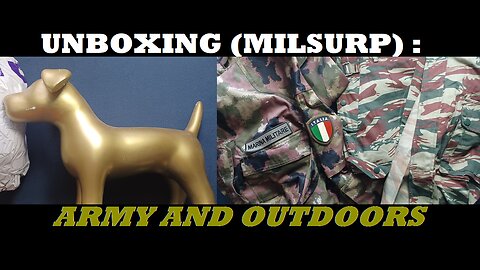 UNBOXING 220: Army and Outdoors. Benin Army Lizard Camo, Italian San Marco Shirts and Trousers