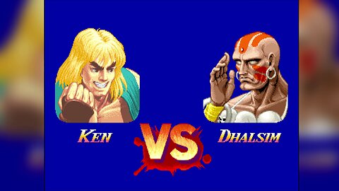 Street Fighter 30th Anniversary Collection: SSF2 (Steam) - Ken vs. Dhalsim