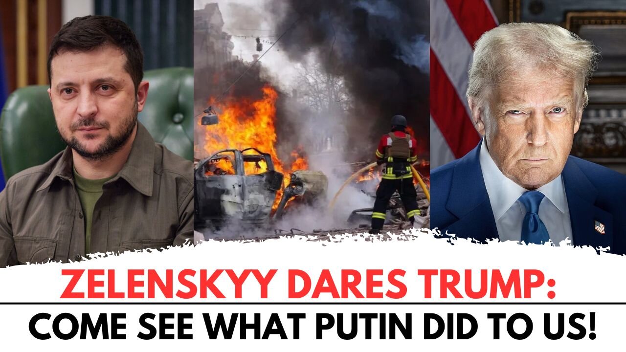 Zelenskyy invites Trump to Ukraine to see damage from Russia’s invasion!