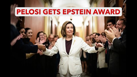 Pelosi Retires - Gets Special Epstein Award