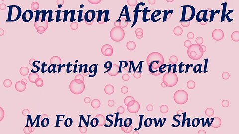 Mo Fo No Sho Jow Show - Thursday Cotton Candy - 07/10