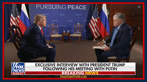 🎙️ 🇺🇸 🇷🇺 HANNITY: President Trump Discusses Politics and His August 15/25 Alaska Summit With President Putin