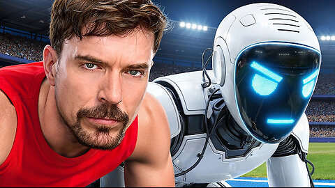 World's Fastest Man Vs Robot