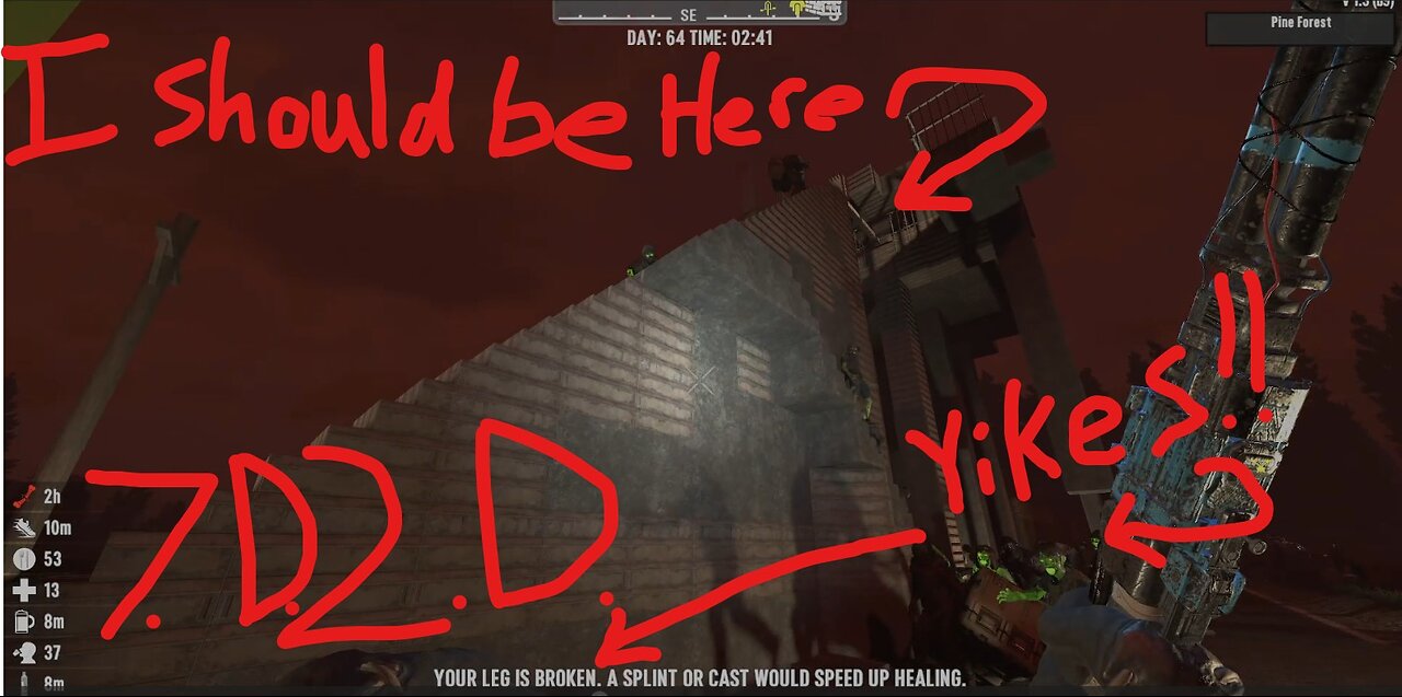 7D2D Close Call!