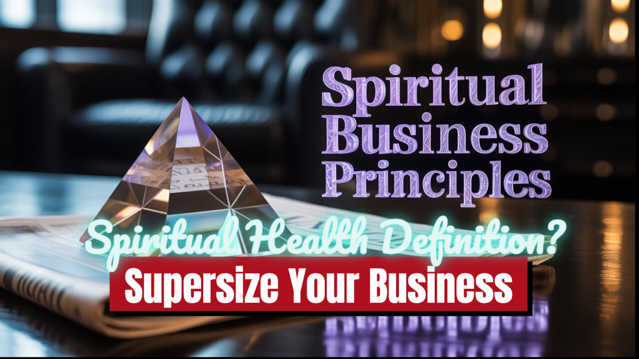 Use Spiritual Health And Well-Being To Supersize Your Business!