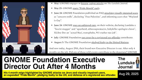 GNOME Foundation Executive Director Out After 4 Months