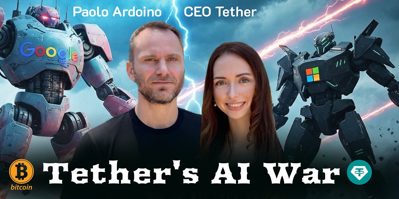 Why Tether is Betting $575M to Fight Big Tech's AI. Paolo Ardoino interview Token2049