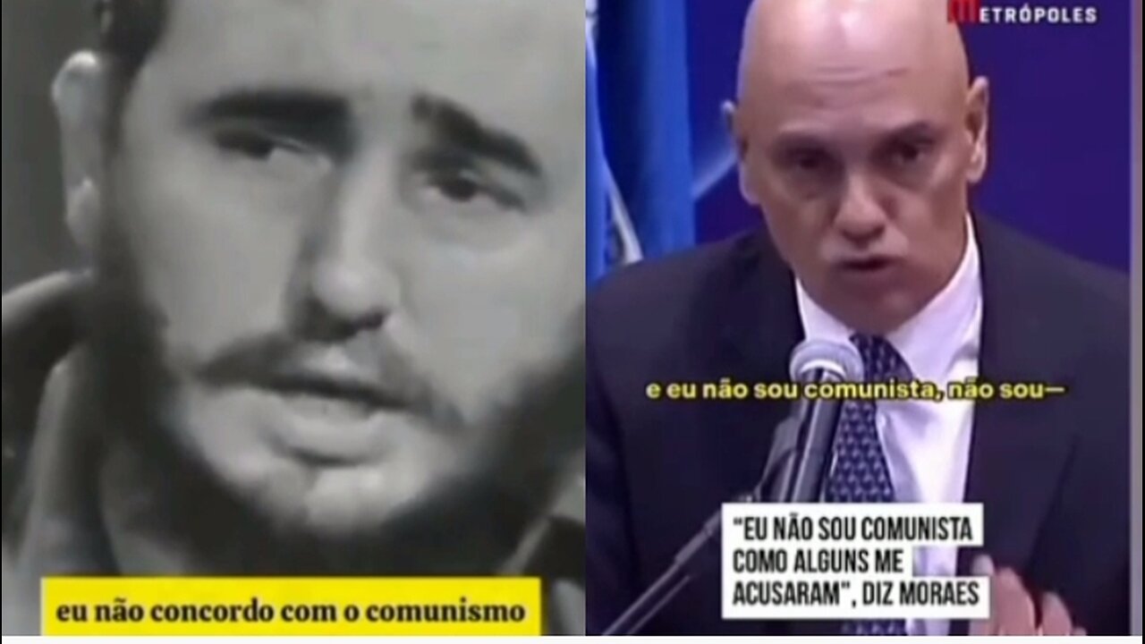 Fidel jurou para os americanos que não era comunista: Alexandre Nazista de Moraes está sem saída aliás, todos eles. A única saída é implantar o comunista para escapar dos crimes que eles cometeram, fraude e crime contra a própria pátria.USAID