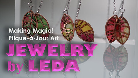 Making Magic! Copper and Enamel Earrings | Plique-à-Jour Art | Watch & Admire