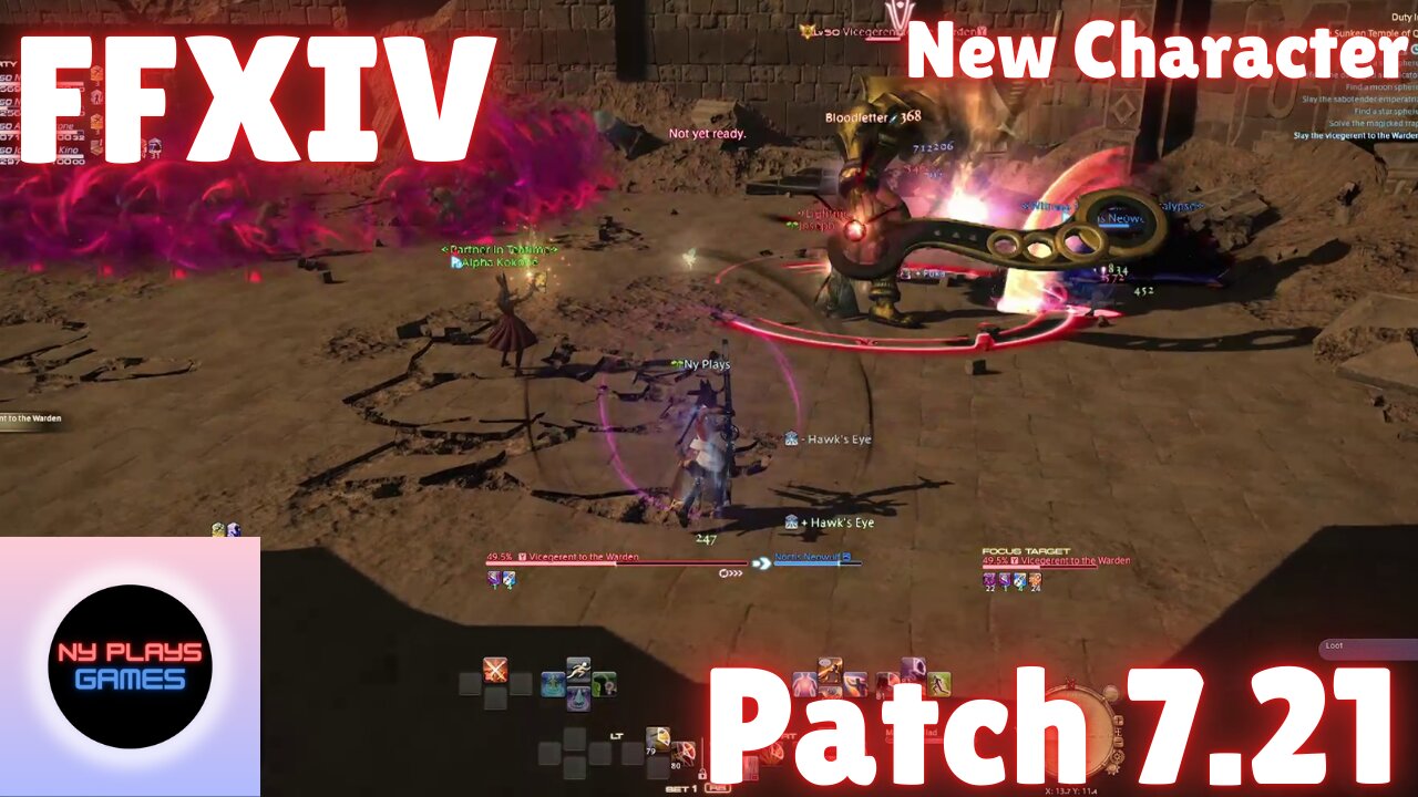 FFXIV - A Realm Reborn - Sunken Temple Of Qarn (Hard) - Patch 7.21