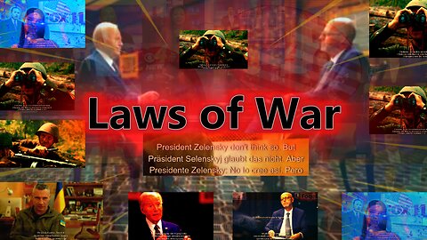 Laws of War . give up land for peace . Biden dropped out