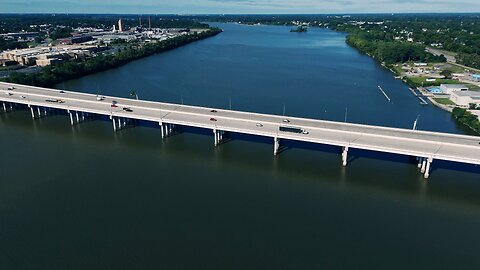 Maumee River I75 Bridge Toledo August 2025
