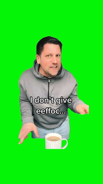 Coffee Spelled Backwards Is Eeffoc | Green Screen #eeffoc #coffee #brainrot