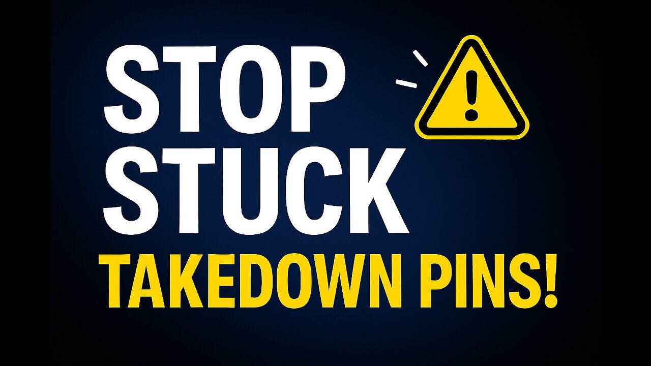 Ruger LCP / LCP II / LCP MAX: How to Easily Remove a Stuck Takedown Pin (M*CARBO STRESS-PROOF Pin)