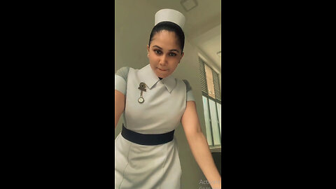 Sri Lankan Nurse beauty with her outfit