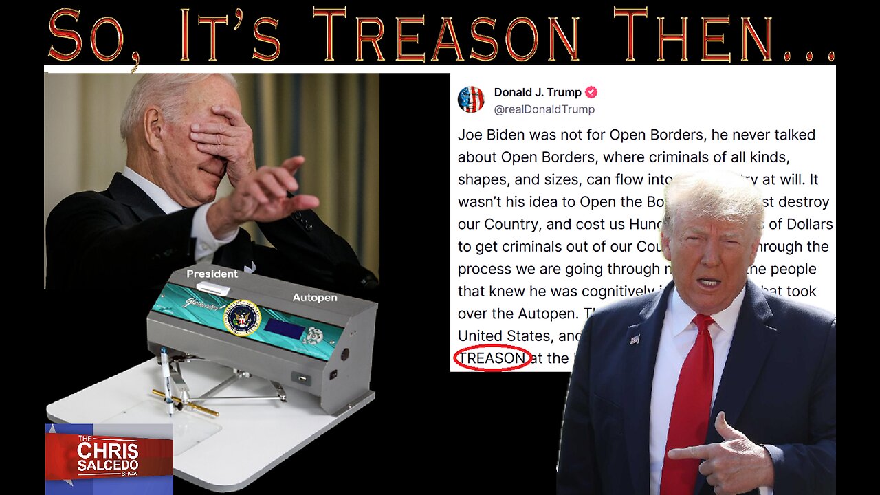 President Trump Has A Message For President Autopen