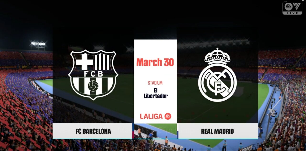 ⚽ FIFA 25 - Barcelona vs. Real Madrid | Epic El Clásico Showdown!