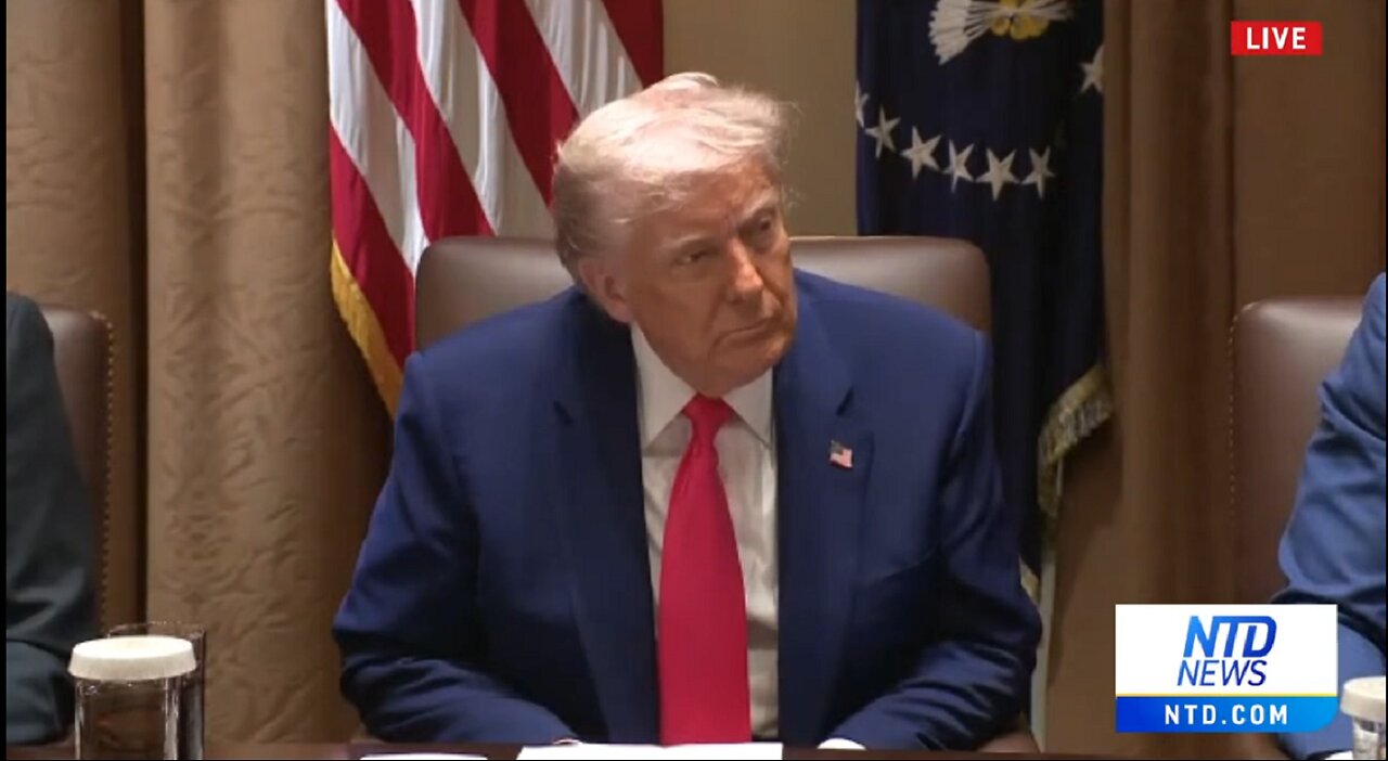 LIVE: Trump Attends Cabinet Meeting