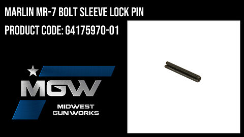 Marlin MR-7 Bolt Sleeve Lock Pin - G4175970-01