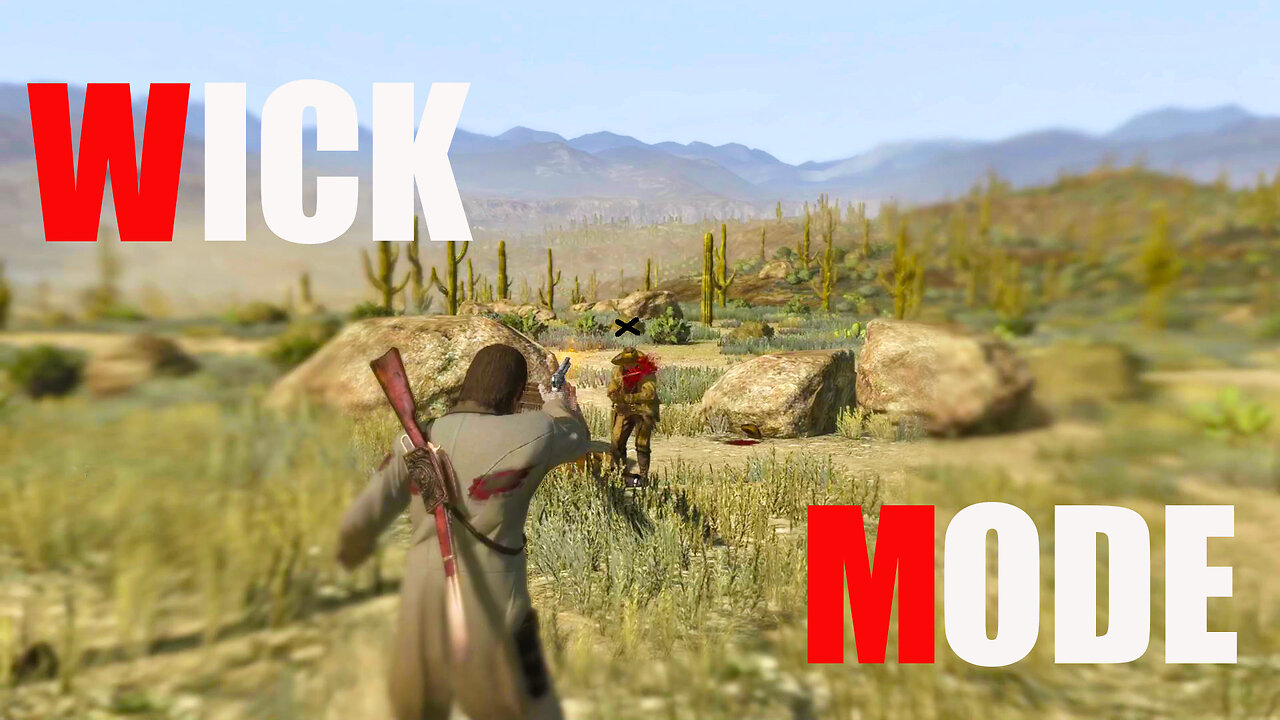 Red Dead Redemption 1 – John Wick in the Wild West | No deaths ,Only pistol challenge