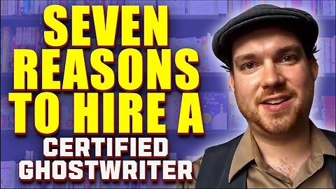 7 Reasons to Hire a Certified Ghostwriter with Celebrity Ghostwriter and Writing Coach Joshua Lisec