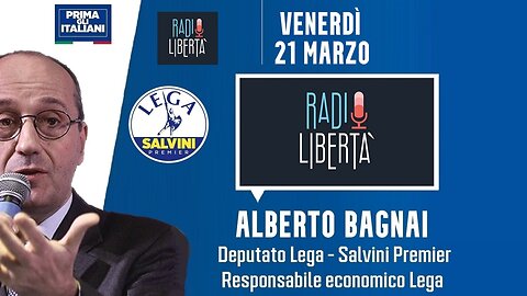 🔴 QUI PARLAMENTO - On. Alberto Bagnai su Radio Libertà (21.03.2025)