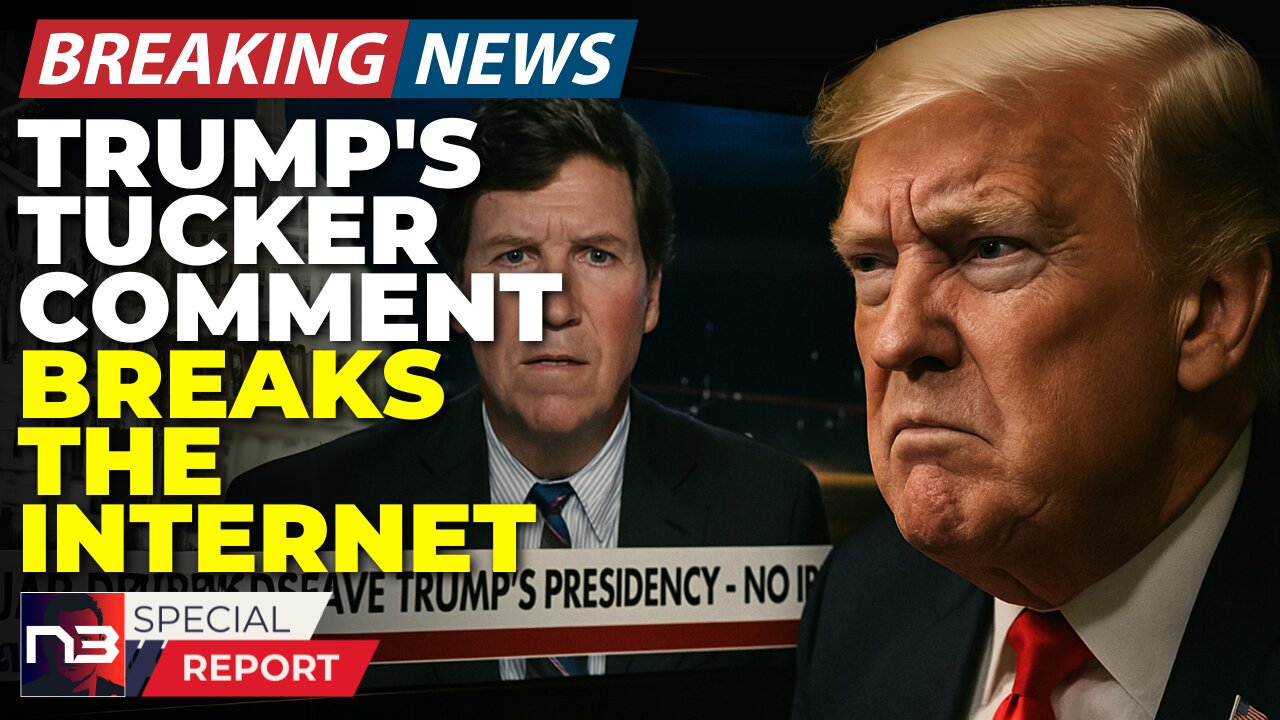 🚨BREAKING: The Trump-Tucker Thing That Happened Today Has The Internet COMPLETELY Broken - WTF