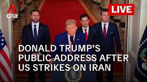 Trump Speech LIVE: Trump's BIG Announcement as US Attacks Iran | Trump Attacks Iran |Israel Iran War