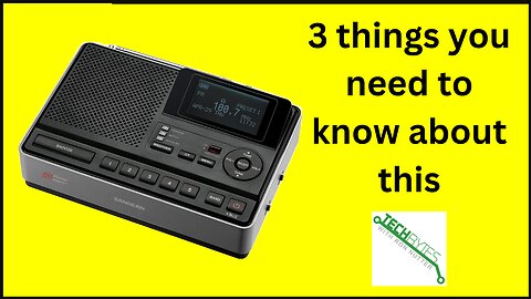 3 things you need to know about the Sangean CL-100 NOAA, S.A.M.E