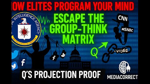 ELITE'S "1000 POINTS OF LIGHT" MIND CONTROL EXPOSED: How Fake News, Social Media & CIA Program You to Surrender Freedom (Q's Projection Proof)
