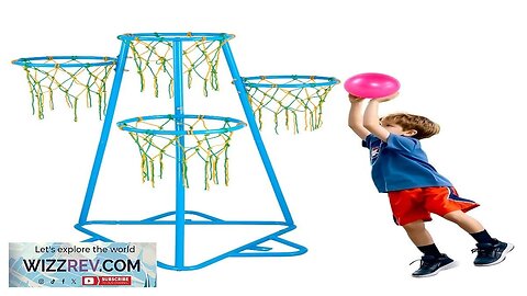 Kids Basketball Hoop 4-Hoop Portable Basketball Stand with Adjustable Heights Review