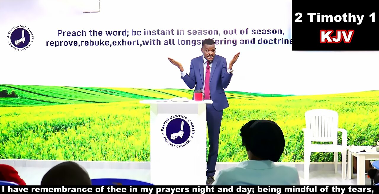 I have remembrance of thee in my prayers night and day; being mindful of thy tears,