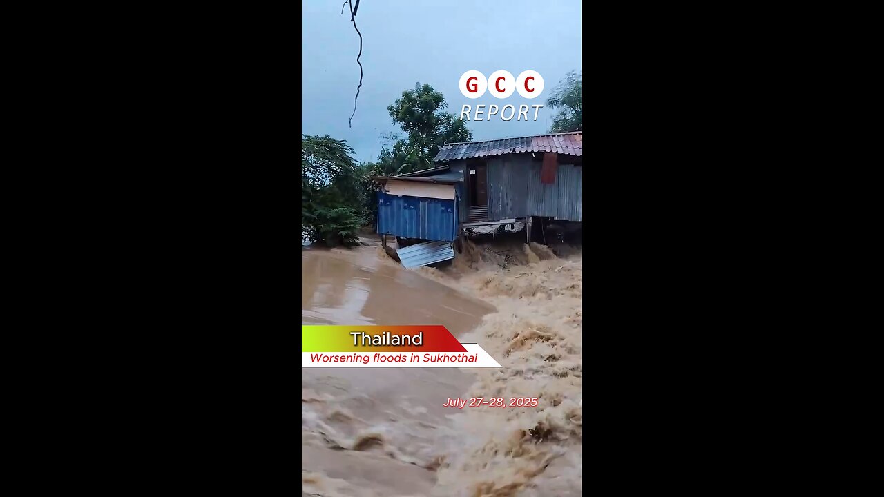 #Thailand #flood #Sukhothai #YomRiver #damcollapse #emergency #anomaly #weather #climatechange