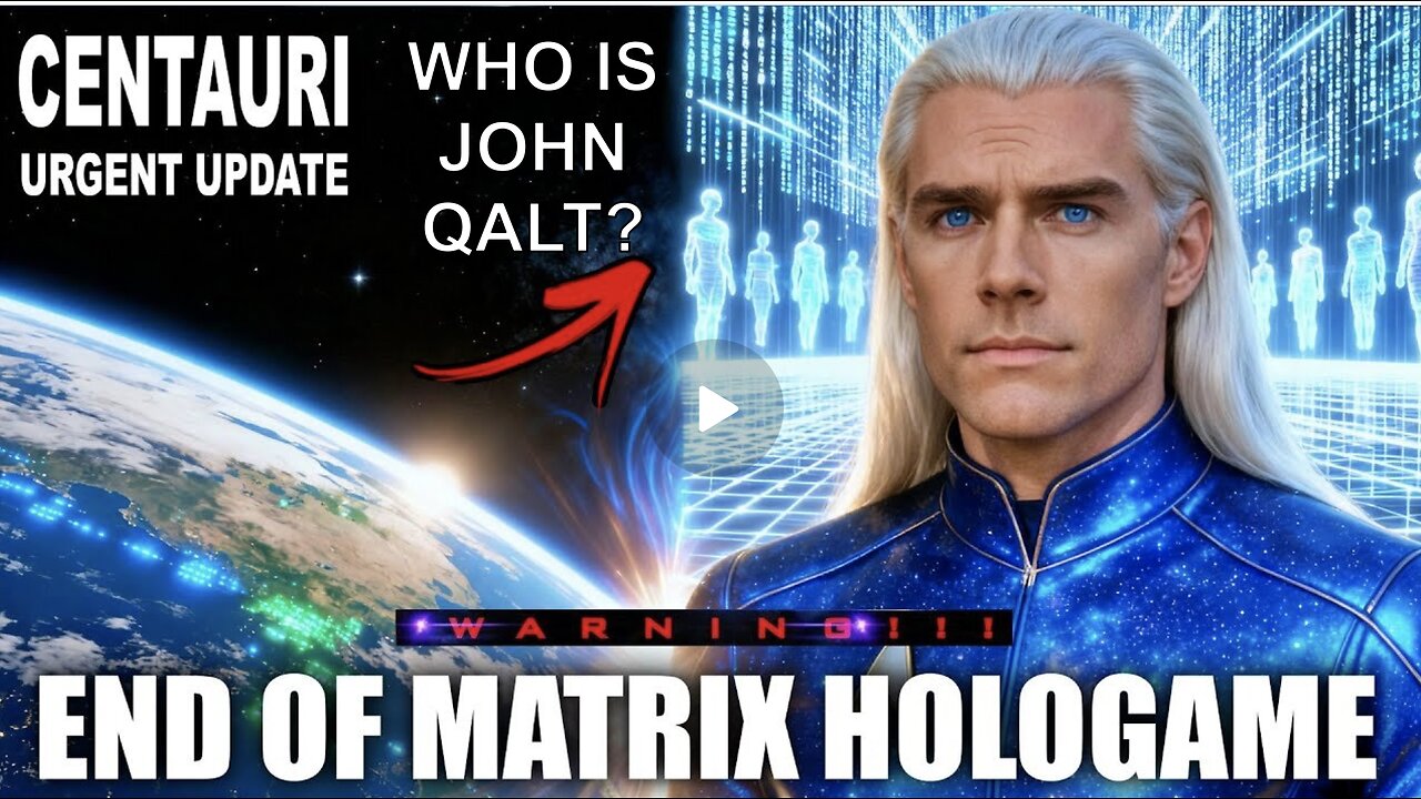 “THE END OF THE MATRIX HOLOGAME – Humanity’s Final Level Has Begun!” WHO IS JOHN QALT?