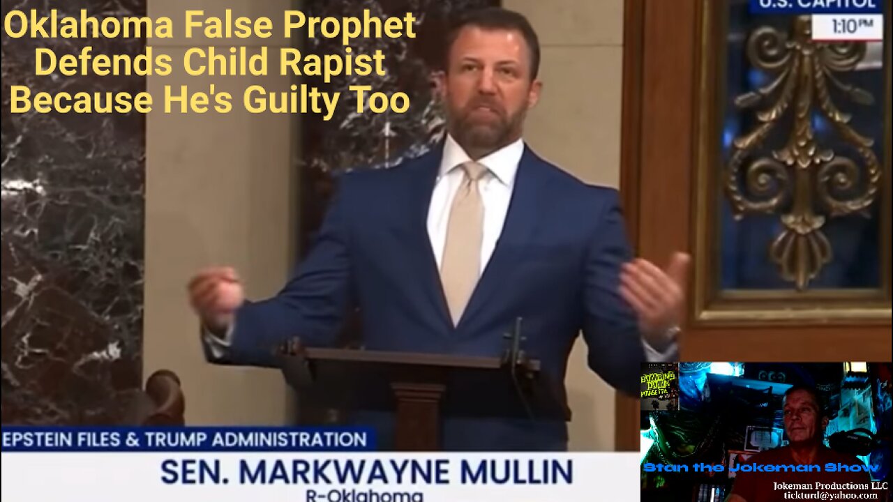 Oklahoma Senator Markwayne Mullin Blocks Epstein Files to PROTECT HIMSELF & TRUMP!