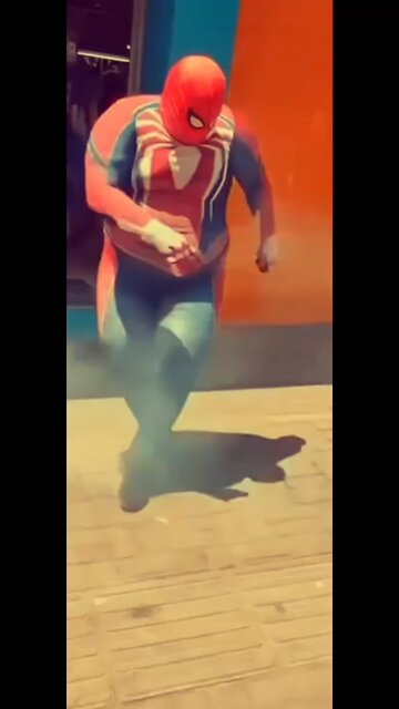 Spider Man got dance moves 😂