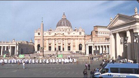 View of St. Peter's Square day before conclave convenes