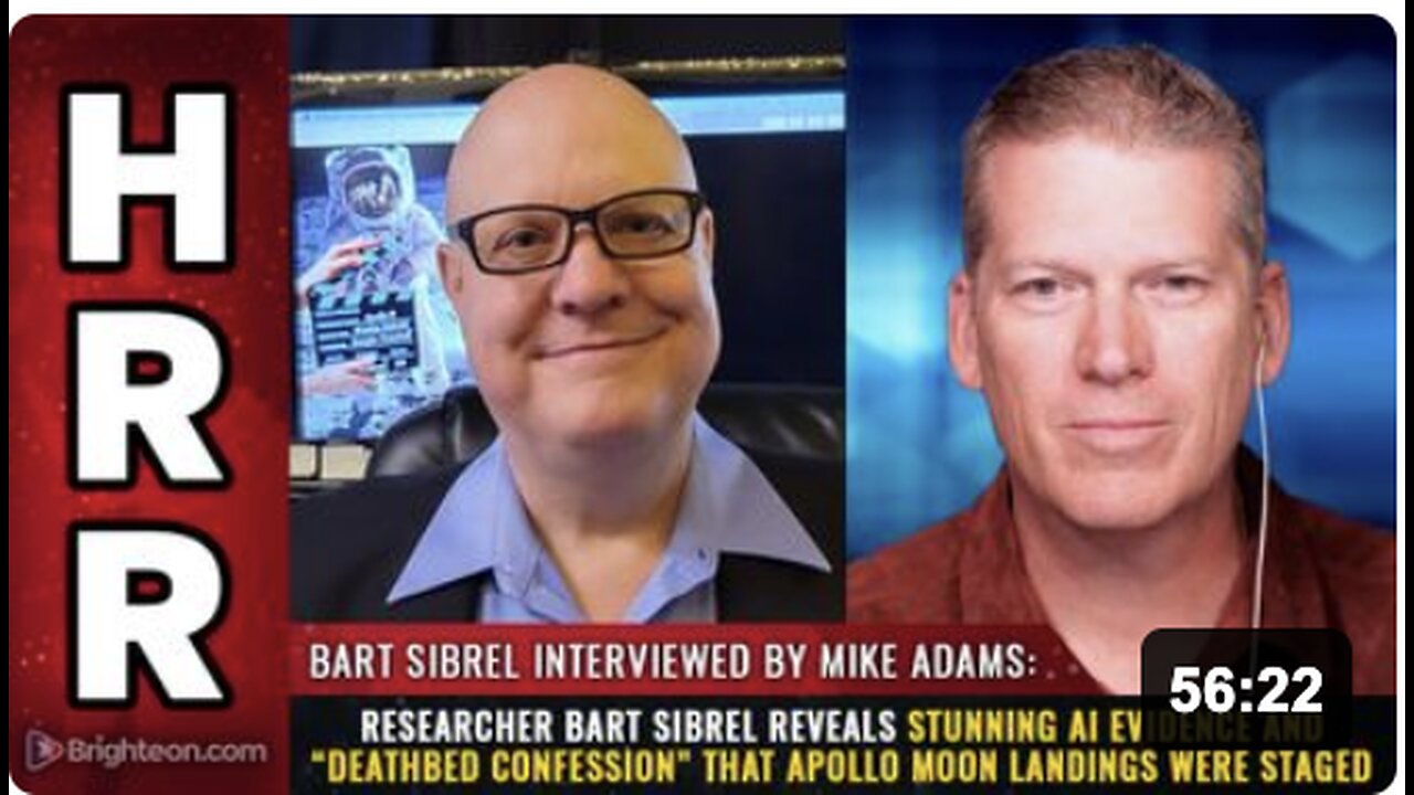 Researcher Bart Sibrel reveals stunning AI evidence and “deathbed confession” that Apollo moon landings were STAGED