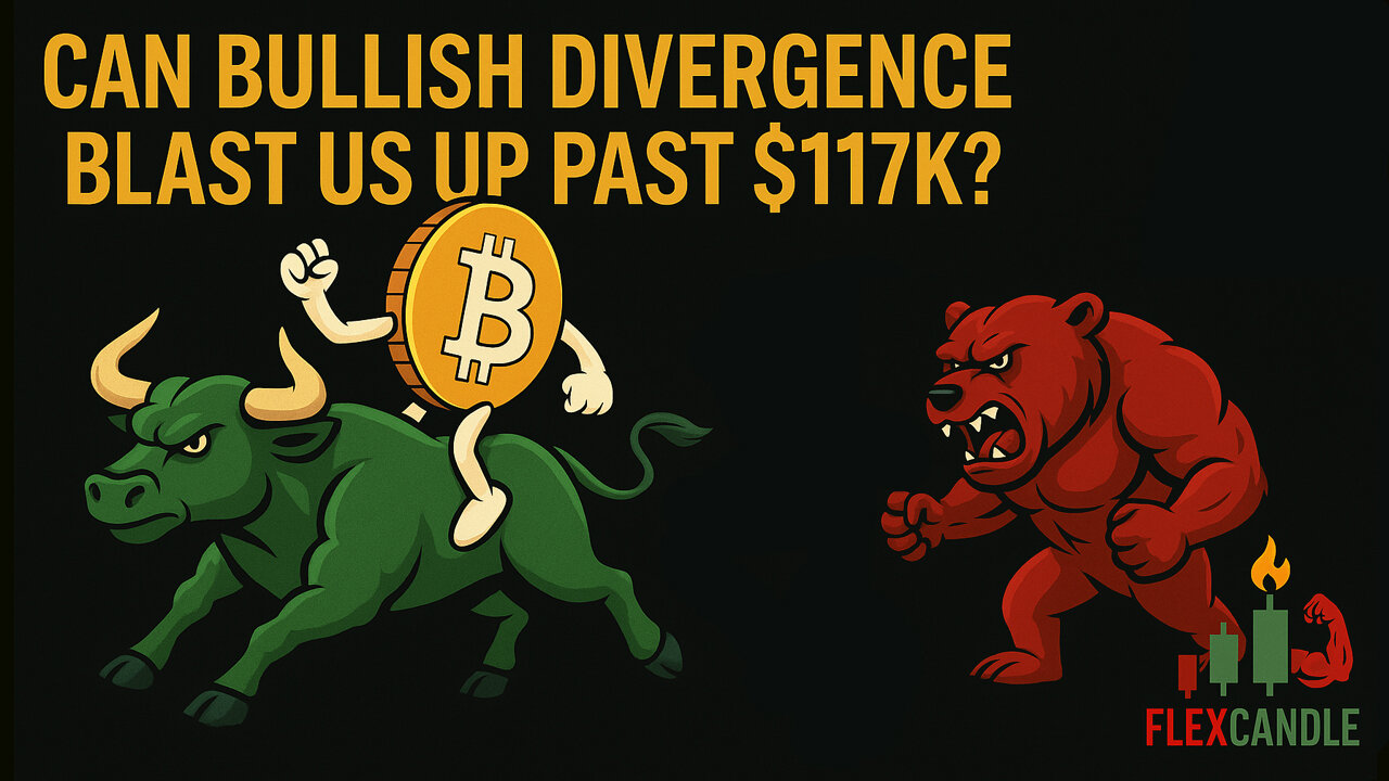 Bitcoin Bullish Divergence Forming? Can We Get Back Above $117K 🎯 EP. 112