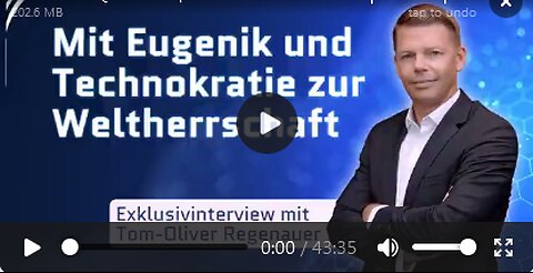 Mit Eugenik und Technokratie zur Weltherrschaft – Tom-Oliver Regenauer Interview 21.o6.2025