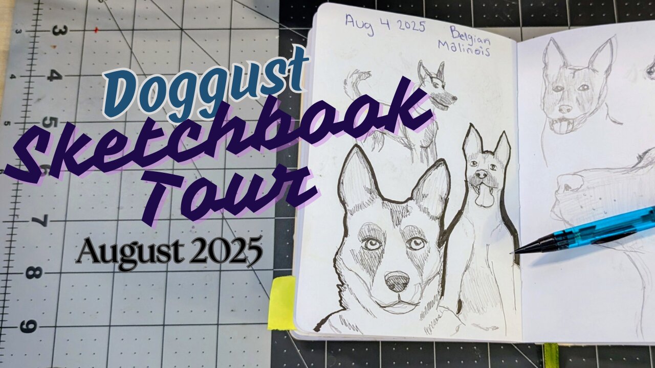 Doggust 2025 Sketchbook Tour