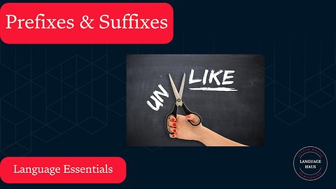 Prefixes and Suffixes - All You Need For Any Language