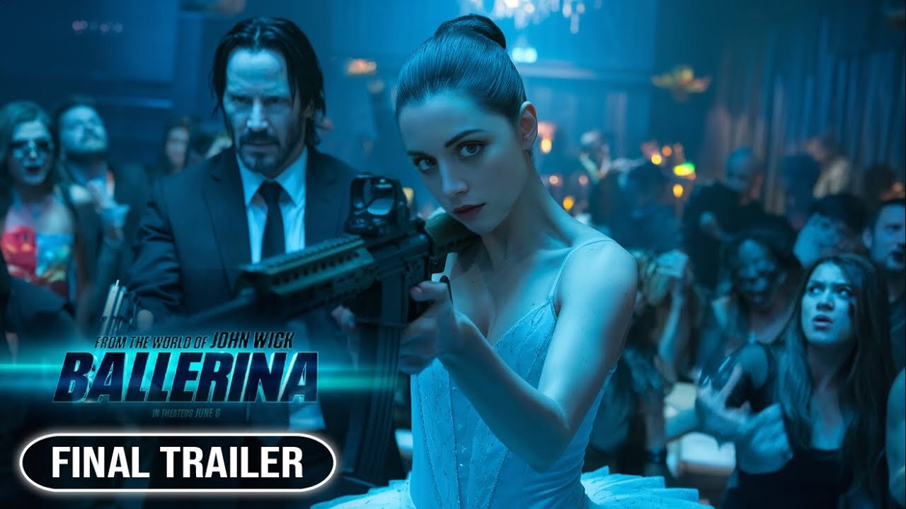 JOHN WICK BALLERINA : 4 Minute Trailers (4K ULTRA HD) NEW 2025